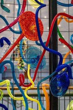 Tacoma, Washington 'daki cam sanatının arka plan görüntüsü..