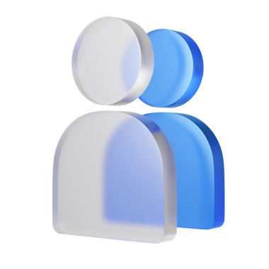 Mavili ve Gri Kullanıcı Simgesi