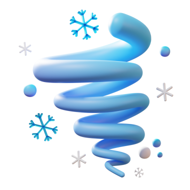 3D Tornado Kar Fırtınası - iklim, hava