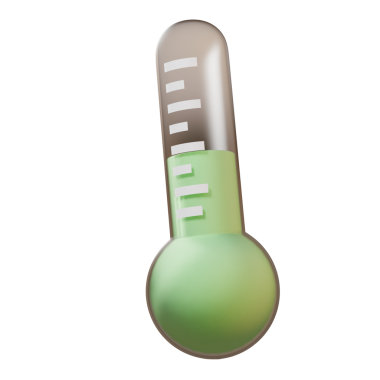 3D termometre, rahat sıcaklık, rahat hava - iklim, hava