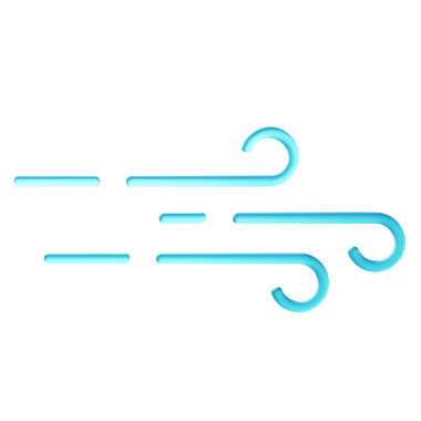 3D Güçlü rüzgarlar - iklim, hava