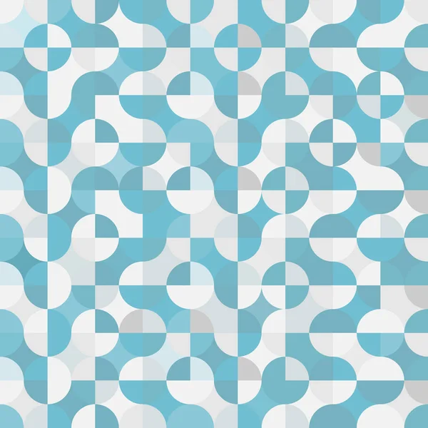 Geometric Seamless Simple Pattern Pattern Geometric Shapes Simple Shapes Blue — Stock Vector