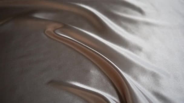 Flowing Background Movement Silk Fabric Beautiful Flowing Fabric Silk Shimmer — Stock Video