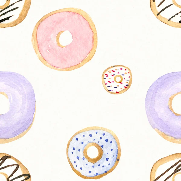 illustration Pattern sweety donuts aesthetic 3