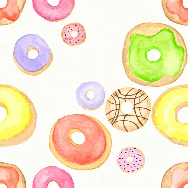 illustration Pattern sweety donuts aesthetic