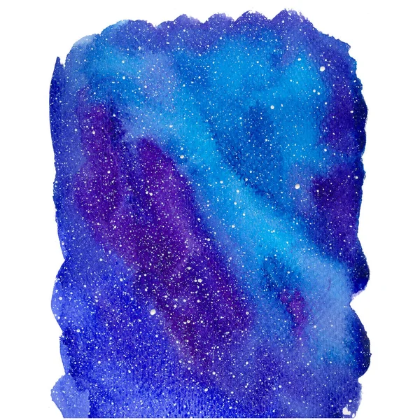 手彩色宇宙の天の川テクスチャカラフルな — ストック写真