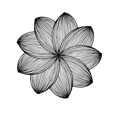 El çizimi Deseni Mandala dekoratif 3