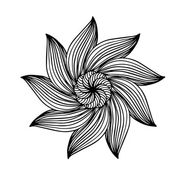 Mandala Dekoratif ve Süslü Soyut Atama 10