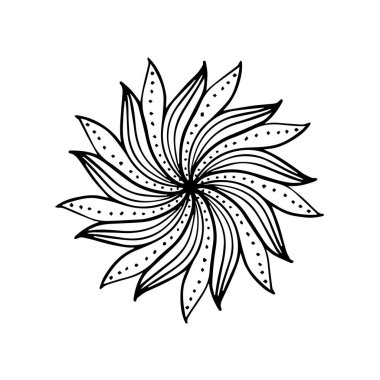 Süslü desenli mandala lüks 8