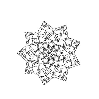 Süslü desenli mandala lüks 5