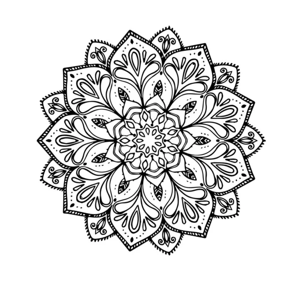 Mandala Decorativo Ornamental Diseño Abstracto8 — Vector de stock