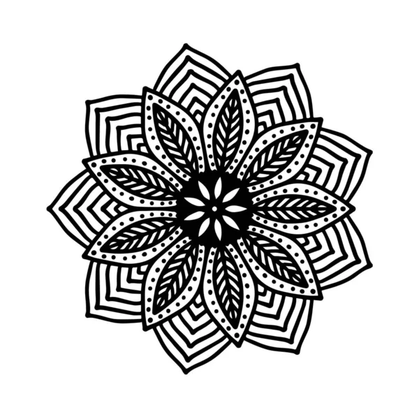 Mandala Décoratif Ornemental Abstrait Design7 — Image vectorielle