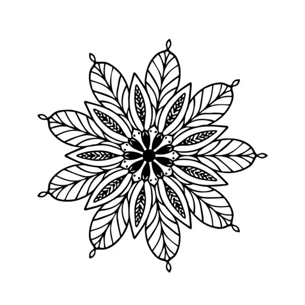 Mandala Décoratif Ornemental Abstrait Design4 — Image vectorielle