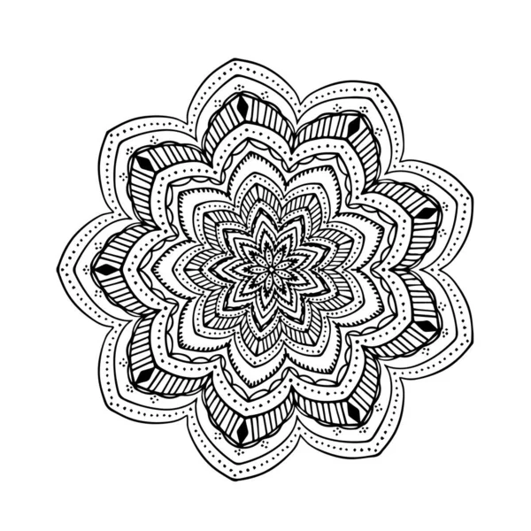 Résumé Mandala Décoratif Ornemental5 — Image vectorielle