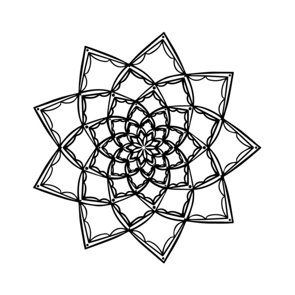 Auszug Aus Mandala Dekorativ Und Ornamental2 — Stockvektor