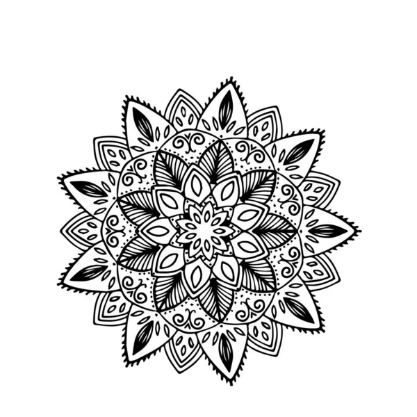 Mandala Květinových Ornamentů4 — Stockový vektor