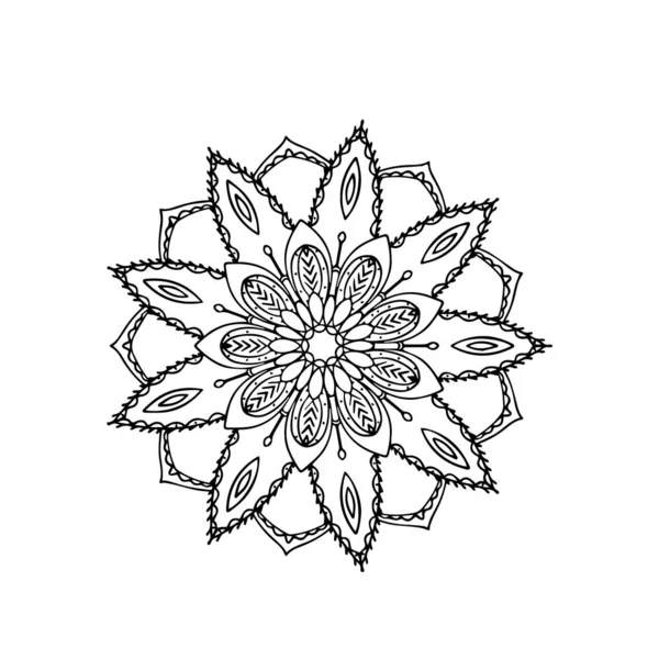 Vzor Ornamentální Květinové Pozadí Design4 — Stockový vektor