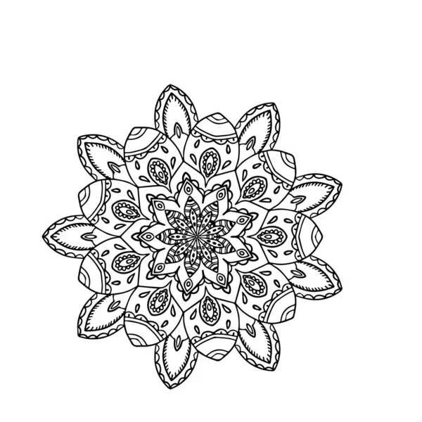 Χειροποίητα Σχέδια Διακοσμητικά Μοτίβο Mandala Luxuriy3 — Διανυσματικό Αρχείο