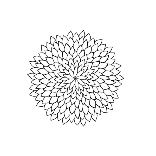 Modèle Ornemental Mandala Luxury6 — Image vectorielle