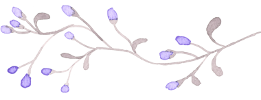 Çiçek çizimi elle boyanmış suluboya