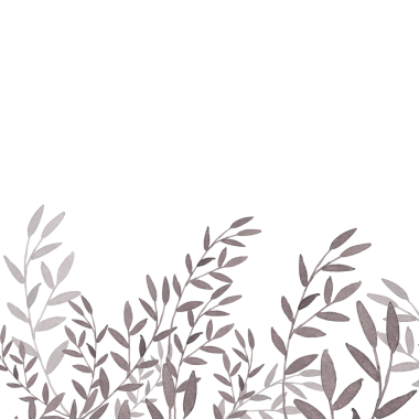 Çiçek çizimi elle boyanmış suluboya