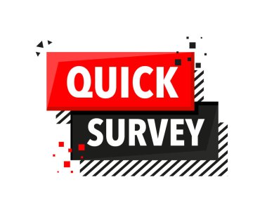 Anket Anonsu Megafon Etiketi. Hoparlör konuşma balonu