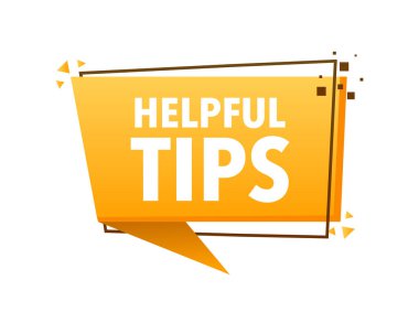 Faydalı ipuçları Megafon Etiketi. Hoparlör konuşma balonu