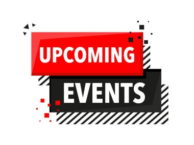 Yaklaşan etkinlikler Megafon Etiketi. Hoparlör konuşma balonu