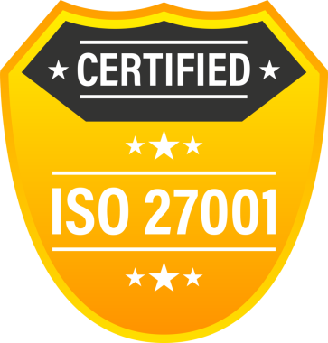 ISO onaylı damga ve etiketler. Kalite kontrol sistemi onaylandı. resimleme