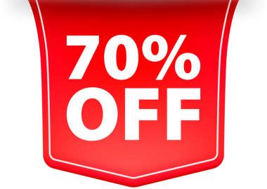 Değerli İndirim etiketleri. Özel fiyat tabelası. Fiyatta yüzde indirim. resimleme