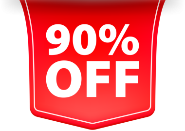 Değerli İndirim etiketleri. Özel fiyat tabelası. Fiyatta yüzde indirim. resimleme