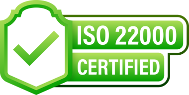 ISO onaylı damga ve etiketler. Kalite kontrol sistemi onaylandı. resimleme