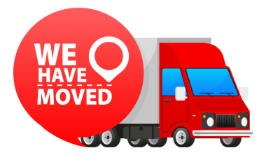 Taşındık. Duyuru yapıyorum. Yeni mekan, yeni fırsatlar ve müşteriler. resimleme