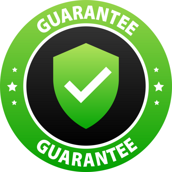 Guarantee sign. Quality assurance, Reliability and confidence in every purchase.  illustration