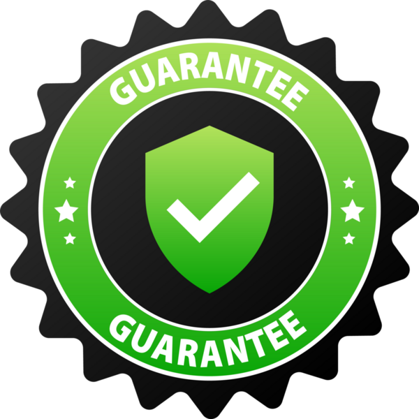 Guarantee sign. Quality assurance, Reliability and confidence in every purchase.  illustration