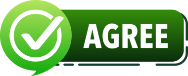 Katılıyorum ve katılmıyorum, imzala. Kontrol işareti, onay işareti