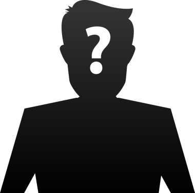 Unknown person. Incognito, Anonymous male silhouette profile avatar