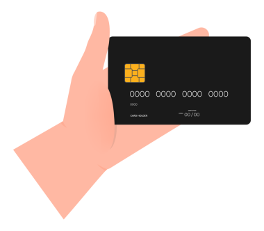 Hands holding credit plastic card. Atm Card. Online banking. Cashless payment. Wireless NFC