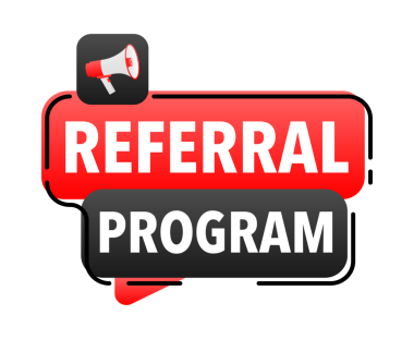 Yönlendirme Programı Megafon Etiketi. Hoparlör konuşma balonu