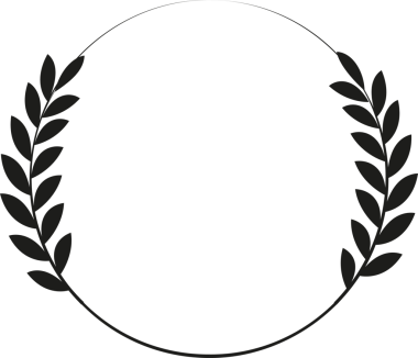 Dallı, otlu, bitkisel, yapraklı ve çiçekli 6 adet Kara Karalahta El Dekoratif Çelenk. Vektör İllüstrasyonu