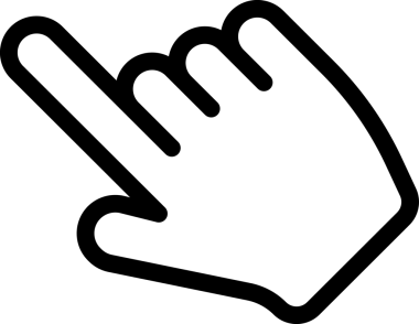 Beyaz arkaplanda imleç fare simgesi ayarlandı. Simgelere tıklayın. resimleme