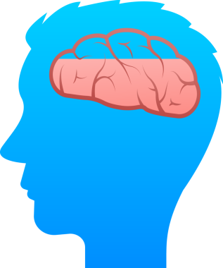 İnsan beyni tıbbı yükleniyor. İç organ. Sinirsel ağ. Beyin fırtınası fikri