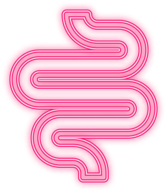 Kolit. Mide. Abdominal şişkinlik Sağlık hizmetleri illüstrasyonu