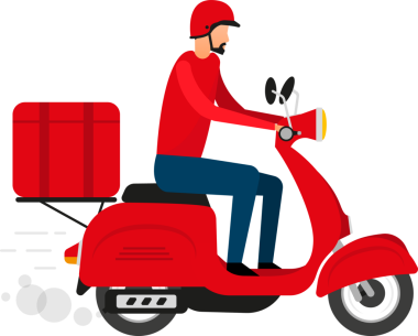 Çevrimiçi dağıtım. Kurye servisi. Hızlı para. Harita izleme, scooter çizimi