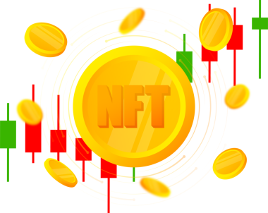 NFT madeni para, çevrimiçi kripto para ticareti. Teknik analiz, şamdan şeması. Borsa endeksi.