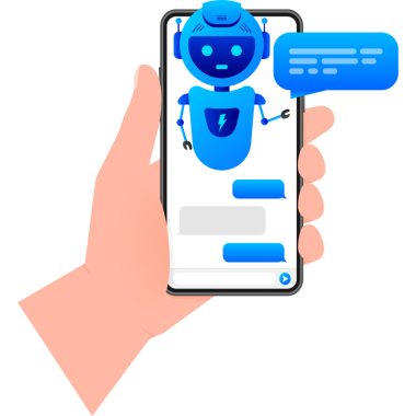 Chatbot simgesi konsepti, sohbet robotu ya da geveze robot. Web Sitesi veya Mobil Uygulamaların Robot Sanal Yardımı.