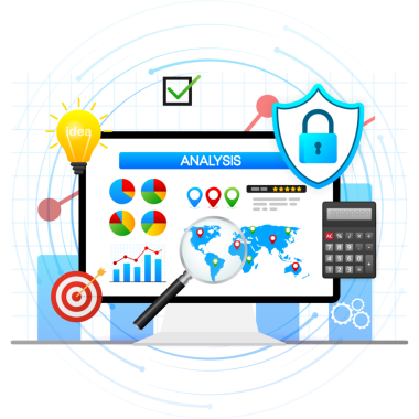 Analiz, her amaç için harika bir tasarım. Çizim, çizgi film karakteri.