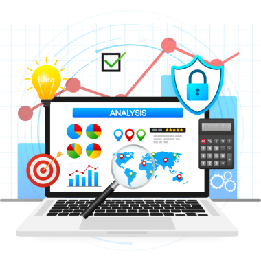 Analiz, her amaç için harika bir tasarım. Çizim, çizgi film karakteri.