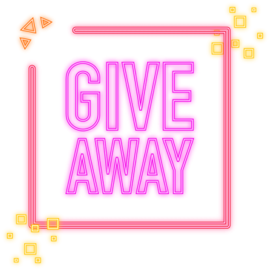 Sosyal medya iletisi ya da web sitesi afişi için hediye logo şablonu.