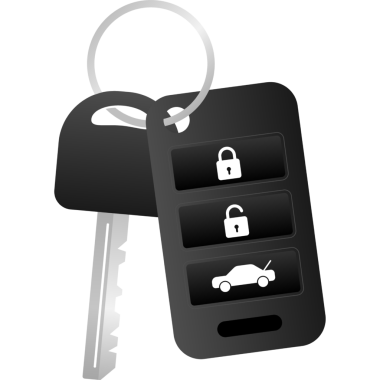 Otomatik anahtar, her amaç için harika bir tasarım. Mavi arka plan. Beyaz arka plan. simge.